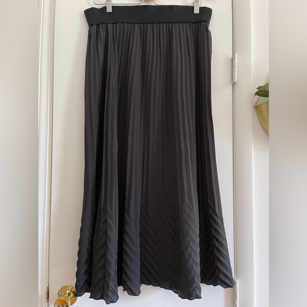 Missoni for Target Black Pleated Maxi Skirt Size M